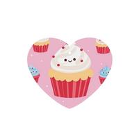 6 Pcs Car Air Fresheners Hanging Air Freshener Fragrance Scented Cards Car Aromatherapy Tablets cute cupcake Car Interior Mirror Pendant Gifts for Women Men