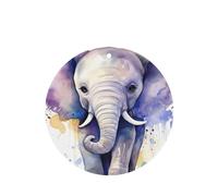 6 Pcs Car Air Fresheners Hanging Air Freshener Fragrance Scented Cards Car Aromatherapy Tablets Cute Elephant Watercolor Car Freshener Car Interior Mirror Pendant Gifts for Women Men