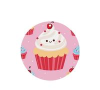 6 Pcs Car Air Fresheners Hanging Air Freshener Fragrance Scented Cards Car Aromatherapy Tablets cute cupcake Car Interior Mirror Pendant Gifts for Women Men