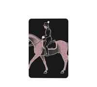 6 Pcs Car Air Fresheners Hanging Air Freshener Fragrance Scented Cards Car Aromatherapy Tablets Dressage Dressage Rider Horse Car Freshener Car Interior Mirror Pendant Gifts for Women Men