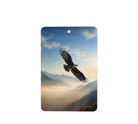 6 Pcs Car Air Fresheners Hanging Air Freshener Fragrance Scented Cards Car Aromatherapy Tablets eagle mountains Car Interior Mirror Pendant Gifts for Women Men
