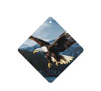6 Pcs Car Air Fresheners Hanging Air Freshener Fragrance Scented Cards Car Aromatherapy Tablets Eagle at Hunting Car Interior Mirror Pendant Gifts for Women Men