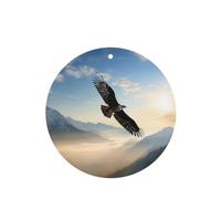 6 Pcs Car Air Fresheners Hanging Air Freshener Fragrance Scented Cards Car Aromatherapy Tablets eagle mountains Car Interior Mirror Pendant Gifts for Women Men