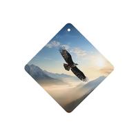 6 Pcs Car Air Fresheners Hanging Air Freshener Fragrance Scented Cards Car Aromatherapy Tablets eagle mountains Car Interior Mirror Pendant Gifts for Women Men