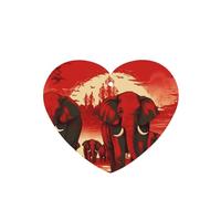6 Pcs Car Air Fresheners Hanging Air Freshener Fragrance Scented Cards Car Aromatherapy Tablets Elephants Red Car Freshener Car Interior Mirror Pendant Gifts for Women Men