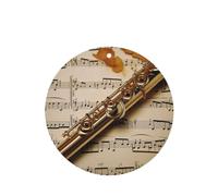 6 Pcs Car Air Fresheners Hanging Air Freshener Fragrance Scented Cards Car Aromatherapy Tablets Flute Music Car Interior Mirror Pendant Gifts for Women Men