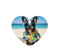 6 Pcs Car Air Fresheners Hanging Air Freshener Fragrance Scented Cards Car Aromatherapy Tablets french bulldog summer Car Freshener Car Interior Mirror Pendant Gifts for Women Men