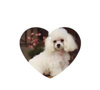 6 Pcs Car Air Fresheners Hanging Air Freshener Fragrance Scented Cards Car Aromatherapy Tablets French Poodle Car Freshener Car Interior Mirror Pendant Gifts for Women Men