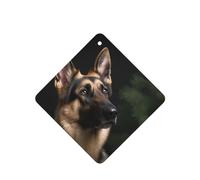 6 Pcs Car Air Fresheners Hanging Air Freshener Fragrance Scented Cards Car Aromatherapy Tablets German Shepherd Car Interior Mirror Pendant Gifts for Women Men