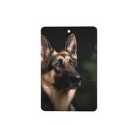 6 Pcs Car Air Fresheners Hanging Air Freshener Fragrance Scented Cards Car Aromatherapy Tablets German Shepherd Car Interior Mirror Pendant Gifts for Women Men