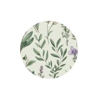 6 Pcs Car Air Fresheners Hanging Air Freshener Fragrance Scented Cards Car Aromatherapy Tablets Green Flower Herb Sage Leaves and Branches Car Interior Mirror Pendant Gifts for Women Men