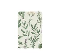6 Pcs Car Air Fresheners Hanging Air Freshener Fragrance Scented Cards Car Aromatherapy Tablets Green Flower Herb Sage Leaves and Branches Car Interior Mirror Pendant Gifts for Women Men