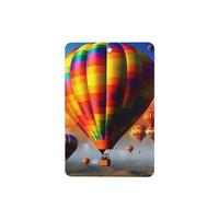 6 Pcs Car Air Fresheners Hanging Air Freshener Fragrance Scented Cards Car Aromatherapy Tablets Hot Air Balloons Car Freshener Car Interior Mirror Pendant Gifts for Women Men