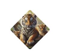 6 Pcs Car Air Fresheners Hanging Air Freshener Fragrance Scented Cards Car Aromatherapy Tablets Jungle Tigers Cub Car Freshener Car Interior Mirror Pendant Gifts for Women Men