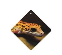 6 Pcs Car Air Fresheners Hanging Air Freshener Fragrance Scented Cards Car Aromatherapy Tablets Leopard Little Gecko Car Freshener Car Interior Mirror Pendant Gifts for Women Men