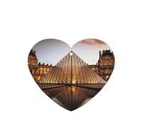6 Pcs Car Air Fresheners Hanging Air Freshener Fragrance Scented Cards Car Aromatherapy Tablets Louvre Museum in Paris Car Interior Mirror Pendant Gifts for Women Men