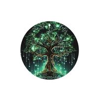 6 Pcs Car Air Fresheners Hanging Air Freshener Fragrance Scented Cards Car Aromatherapy Tablets Magical Green Tree Car Interior Mirror Pendant Gifts for Women Men