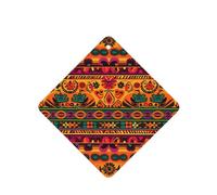 6 Pcs Car Air Fresheners Hanging Air Freshener Fragrance Scented Cards Car Aromatherapy Tablets Mexican Folk Art Boho Car Freshener Car Interior Mirror Pendant Gifts for Women Men