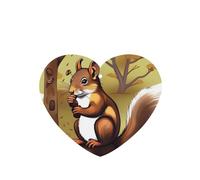 6 Pcs Car Air Fresheners Hanging Air Freshener Fragrance Scented Cards Car Aromatherapy Tablets Nut-eating squirrel Car Freshener Car Interior Mirror Pendant Gifts for Women Men