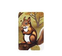6 Pcs Car Air Fresheners Hanging Air Freshener Fragrance Scented Cards Car Aromatherapy Tablets Nut-eating squirrel Car Freshener Car Interior Mirror Pendant Gifts for Women Men