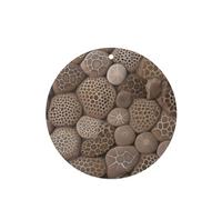 6 Pcs Car Air Fresheners Hanging Air Freshener Fragrance Scented Cards Car Aromatherapy Tablets Petoskey Stone Car Freshener Car Interior Mirror Pendant Gifts for Women Men
