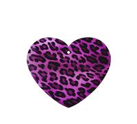 6 Pcs Car Air Fresheners Hanging Air Freshener Fragrance Scented Cards Car Aromatherapy Tablets Purple Leopard Car Interior Mirror Pendant Gifts for Women Men