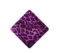 6 Pcs Car Air Fresheners Hanging Air Freshener Fragrance Scented Cards Car Aromatherapy Tablets Purple Leopard Car Interior Mirror Pendant Gifts for Women Men