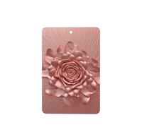 6 Pcs Car Air Fresheners Hanging Air Freshener Fragrance Scented Cards Car Aromatherapy Tablets Rose Gold Car Freshener Car Interior Mirror Pendant Gifts for Women Men
