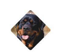 6 Pcs Car Air Fresheners Hanging Air Freshener Fragrance Scented Cards Car Aromatherapy Tablets Rottweiler dog Car Interior Mirror Pendant Gifts for Women Men