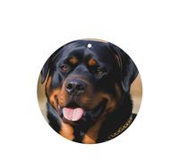 6 Pcs Car Air Fresheners Hanging Air Freshener Fragrance Scented Cards Car Aromatherapy Tablets Rottweiler dog Car Interior Mirror Pendant Gifts for Women Men