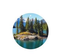 6 Pcs Car Air Fresheners Hanging Air Freshener Fragrance Scented Cards Car Aromatherapy Tablets Spirit Island in Lake Car Interior Mirror Pendant Gifts for Women Men