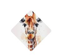 6 Pcs Car Air Fresheners Hanging Air Freshener Fragrance Scented Cards Car Aromatherapy Tablets Stylish Animal Watercolor Giraffe Car Interior Mirror Pendant Gifts for Women Men