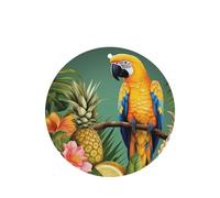 6 Pcs Car Air Fresheners Hanging Air Freshener Fragrance Scented Cards Car Aromatherapy Tablets Summer Parrot Pineapple Bird Car Interior Mirror Pendant Gifts for Women Men