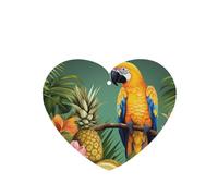 6 Pcs Car Air Fresheners Hanging Air Freshener Fragrance Scented Cards Car Aromatherapy Tablets Summer Parrot Pineapple Bird Car Interior Mirror Pendant Gifts for Women Men