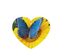 6 Pcs Car Air Fresheners Hanging Air Freshener Fragrance Scented Cards Car Aromatherapy Tablets Sunflower Blue Butterfly Car Freshener Car Interior Mirror Pendant Gifts for Women Men