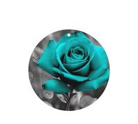 6 Pcs Car Air Fresheners Hanging Air Freshener Fragrance Scented Cards Car Aromatherapy Tablets Teal Grey Rose Car Freshener Car Interior Mirror Pendant Gifts for Women Men