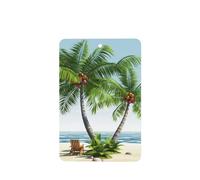 6 Pcs Car Air Fresheners Hanging Air Freshener Fragrance Scented Cards Car Aromatherapy Tablets Tropical Palm Tree Car Freshener Car Interior Mirror Pendant Gifts for Women Men