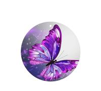 6 Pcs Car Air Fresheners Hanging Air Freshener Fragrance Scented Cards Car Aromatherapy Tablets Watercolor Purple Butterfly Car Freshener Car Interior Mirror Pendant Gifts for Women Men