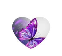 6 Pcs Car Air Fresheners Hanging Air Freshener Fragrance Scented Cards Car Aromatherapy Tablets Watercolor Purple Butterfly Car Freshener Car Interior Mirror Pendant Gifts for Women Men