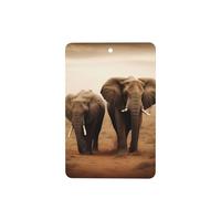 6 Pcs Car Air Fresheners Hanging Air Freshener Fragrance Scented Cards Car Aromatherapy Tablets Wild Animals Elephants Car Freshener Car Interior Mirror Pendant Gifts for Women Men