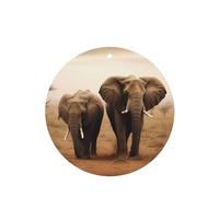 6 Pcs Car Air Fresheners Hanging Air Freshener Fragrance Scented Cards Car Aromatherapy Tablets Wild Animals Elephants Car Freshener Car Interior Mirror Pendant Gifts for Women Men