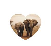 6 Pcs Car Air Fresheners Hanging Air Freshener Fragrance Scented Cards Car Aromatherapy Tablets Wild Animals Elephants Car Freshener Car Interior Mirror Pendant Gifts for Women Men