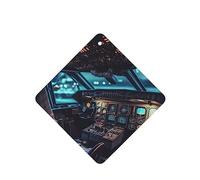 6 Pcs Car Air Fresheners Hanging Fragrance Scented Cards Car Aromatherapy Tablets Airplane Cockpit Car Interior Mirror Pendant Gifts for Women Men