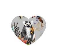 6 Pcs Car Air Fresheners Hanging Fragrance Scented Cards Car Aromatherapy Tablets Animals Lemur Flowers Pattern Car Interior Mirror Pendant Gifts for Women Men