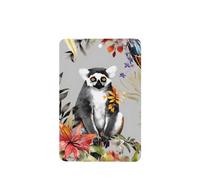 6 Pcs Car Air Fresheners Hanging Fragrance Scented Cards Car Aromatherapy Tablets Animals Lemur Flowers Pattern Car Interior Mirror Pendant Gifts for Women Men