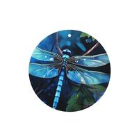 6 Pcs Car Air Fresheners Hanging Fragrance Scented Cards Car Aromatherapy Tablets Art Blue Dragonfly Auto Interior Mirror Pendant Gifts for Women Men