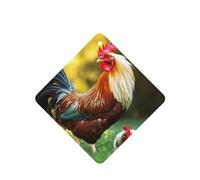 6 Pcs Car Air Fresheners Hanging Fragrance Scented Cards Car Aromatherapy Tablets Beautiful Rooster Hen Auto Interior Mirror Pendant Gifts for Women Men