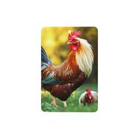 6 Pcs Car Air Fresheners Hanging Fragrance Scented Cards Car Aromatherapy Tablets Beautiful Rooster Hen Auto Interior Mirror Pendant Gifts for Women Men