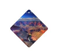 6 Pcs Car Air Fresheners Hanging Fragrance Scented Cards Car Aromatherapy Tablets Beauty Grand Canyon Car Interior Mirror Pendant Gifts for Women Men
