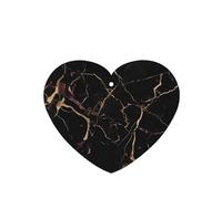 6 Pcs Car Air Fresheners Hanging Fragrance Scented Cards Car Aromatherapy Tablets Black Gold Marble Car Interior Mirror Pendant Gifts for Women Men